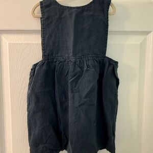 Girls Navy Blue Pinafore